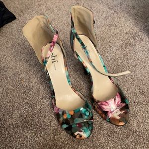 Floral heels